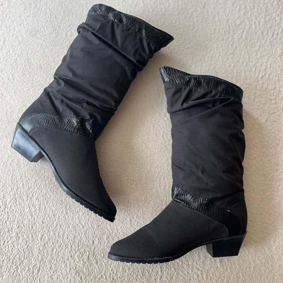NWT Vintage Santana Canada Waterproof Winter Boots 8 Black - Picture 2 of 16